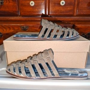 Crown Vintage Suede Slip-on Sandal Mules